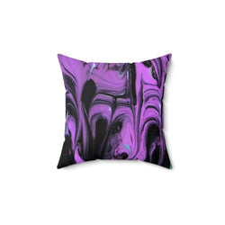 Purple Haze Spun Polyester Square Pillow