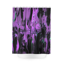 Purple Haze Polyester Shower Curtain