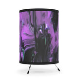Purple Haze Tripod Lamp with High-Res Printed Shade, US\CA plug