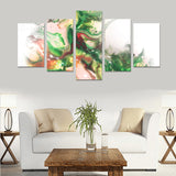 Green Goo Canvas Wall Art Prints (No Frame) 5-Pieces/Set C