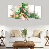 Green Goo Canvas Wall Art Prints (No Frame) 5-Pieces/Set E