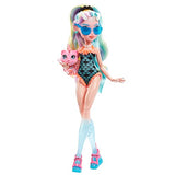 Monster High Lagoona Blue Fashion Doll with Colorful Streaked Hair, Signature Look, Accessories & Pet Piranha