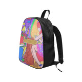 Duel Abstraction Vs Reality Canvas Backpack ( Model 1682) (Medium)