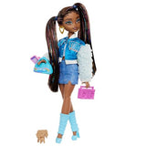 Barbie Dream Besties Doll and Accessories, Brooklyn” Posable Fashion Doll with Long Black Hair, 9 Music Themed Pieces