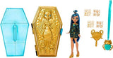 Monster High Doll & Accessories, Cleo De Nile Golden Glam Case Beauty Kit with Tattoos, Stickers & Necklace for Kids (Amazon Exclusive)