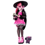 Monster High Draculaura Doll with Pet Bat-Cat Count Fabulous and Accessories Like Backpack, Spell Book, Bento Box and More