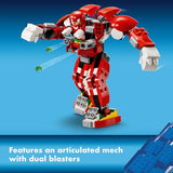 LEGO Sonic The Hedgehog Knuckles’ Guardian Mech Building Toy Set, Sonic Toy for Kids, Video Game Inspired Knuckles Action Figure with Master Emerald, Gaming Gift for 8 Year Old Boys and Girls, 76996