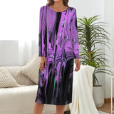 Purple Haze Women's Long Home Nightdress