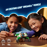 LEGO DREAMZzz Mateo’s Off-Road Car Toy, Kids can Build a Dune Buggy Toy or Quadcopter, Includes Mateo Action Figure and Other Characters from The TV Show, Great Toy for Kids 7 Years Old and Up, 71471