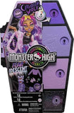 Monster High Skulltimate Secrets Fearidescent Series Doll & Accessories Set, Clawdeen Wolf with Dress-Up Locker & 19+ Surprises