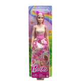Barbie Royal Doll with Pink and Blonde Fantasy Hair, Colorful Accessories, Pink Ombre Bodice and Butterfly-Print Skirt