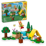 LEGO Animal Crossing Bunnie’s Outdoor Activities Buildable Creative Playset for Kids, Includes Video Game Toy Rabbit Minifigure and Tent, Animal Crossing Toy for Girls and Boys Aged 6 and Up, 77047