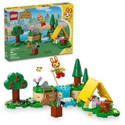 LEGO Animal Crossing Bunnie’s Outdoor Activities Buildable Creative Playset for Kids, Includes Video Game Toy Rabbit Minifigure and Tent, Animal Crossing Toy for Girls and Boys Aged 6 and Up, 77047