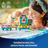 LEGO Disney Encanto Mirabel’s Photo Frame and Jewelry Box, Buildable Disney Toy for Kids with Play Bracelet and Mirabel Madrigal Mini-Doll, Jewelry Box Gift for Girls and Boys Ages 6 and Up, 43239