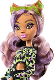 Monster High Scare-adise Island Clawdeen Wolf Doll with Swimsuit, Joggers & Beach Accessories Like Visor, Water Bottle, & Book