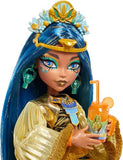 Monster High Monster Fest Doll, Cleo De Nile with Glam Outfit & Festival Themed Accessories Like Snacks, Band Poster, Statement Bag & More