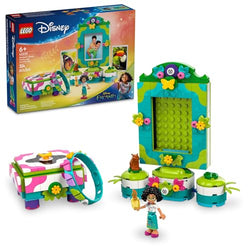 LEGO Disney Encanto Mirabel’s Photo Frame and Jewelry Box, Buildable Disney Toy for Kids with Play Bracelet and Mirabel Madrigal Mini-Doll, Jewelry Box Gift for Girls and Boys Ages 6 and Up, 43239