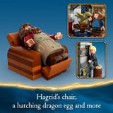 LEGO Harry Potter Hagrid’s Hut: An Unexpected Visit, Harry Potter Toy with 7 Characters and a Dragon for Magical Role Play, Buildable House Toy, Gift Idea for Girls, Boys and Kids Ages 8 and Up, 76428