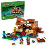 LEGO 21256 Minecraft Das Froschhaus, Minecraft-Held, Zombie und Ertrunkener