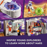 LEGO 42605 Friends Mars-Raumbasis mit Rakete, 3 Spielfiguren ,1 Katze, Rover