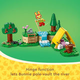 LEGO Animal Crossing Bunnie’s Outdoor Activities Buildable Creative Playset for Kids, Includes Video Game Toy Rabbit Minifigure and Tent, Animal Crossing Toy for Girls and Boys Aged 6 and Up, 77047