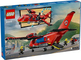 LEGO 60413 City Löschflugzeug, 3 Minifiguren, 2 Löschkanonen, Waldbrandkulisse