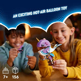 LEGO DREAMZzz Izzie's Narwhal Hot-Air Balloon Deep-Sea Animal Toy, Save Bunchu from a Grimspawn, Transforming Whale Figure for Kids, Bunny Toy for Boys and Girls 7 Years Old and Up, 71472