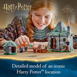 LEGO Harry Potter Hagrid’s Hut: An Unexpected Visit, Harry Potter Toy with 7 Characters and a Dragon for Magical Role Play, Buildable House Toy, Gift Idea for Girls, Boys and Kids Ages 8 and Up, 76428