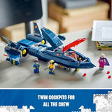 LEGO Marvel X-Men X-Jet Toy Plane Model Building Kit, Disney Plus Inspired X-Men Building Toy for Kids with 4 Marvel Minifigures, Gift for Marvel Fans, Boys and Girls Ages 8 and Up, 76281