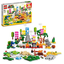 LEGO Super Mario Creative Box 71418 Toy Blocks, Present, Adventure, Boys, Girls, Ages 6 and Up