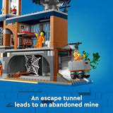 LEGO City Police Prison Island Toy Building Set, Birthday Gift for Boys and Girls Ages 7 Plus, Imaginative Play, Helicopter Toy, Boat Toy and Dinghy, 7 Minifigures with Dog and Shark Toy, 60419