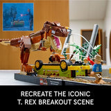 LEGO® Jurassic World T. rex Breakout 76956 Building Kit for Adults; Buildable Memorabilia for Display