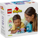 LEGO DUPLO My First Daily Routines: Bath Time Playset, Toddler Learning Toy for Kids Ages 18 Months Plus, Includes 2 Elephant Toys, Helps Preschoolers Role-Play Potty Training, STEM Toy, 10413