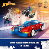 LEGO Marvel Spider-Man Race Car & Venom Green Goblin, Marvel Building Toy for Kids with Ghost-Spider Minifigure and Buildable Race Car Toy, Spider-Man Gift for Boys and Girls Ages 7 and Up, 76279