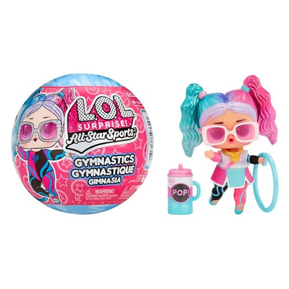 LOL Surprise All Star Sports Gymnastics with Collectible Doll, 8 Surprises, Gymnastics Theme, Balance Beam Ball, Sports Doll, Great Gift, Limited Edition Doll