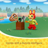 LEGO Animal Crossing Bunnie’s Outdoor Activities Buildable Creative Playset for Kids, Includes Video Game Toy Rabbit Minifigure and Tent, Animal Crossing Toy for Girls and Boys Aged 6 and Up, 77047