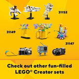LEGO Creator 3 in 1 Retro Roller Skate Building Kit, Transforms from Roller Skate Toy to Mini Skateboard to Boom Box Radio, Birthday Gift for Skaters, Cool Toy for Boys and Girls Ages 8 and Up, 31148