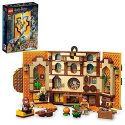 LEGO 76412 Harry Potter Hufflepuff Dormitory Banner Hogwarts Themed Building Kit with Minifigures and Magic Accessories, Gift Idea for Girls and Boys, from 9 Years