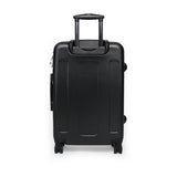 Metalic Blue Wave Suitcase