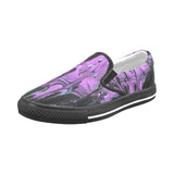 Purple Haze Men's Slip-on Canvas Shoes (Model 019)