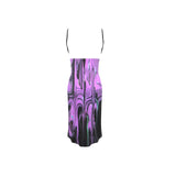 Purple Haze Spaghetti Strap Backless Beach Dress (D65)