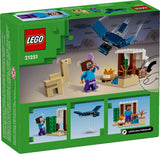 LEGO Minecraft Steve's Desert Expedition Building Toy, Biome with Minecraft House and Action Figures, Minecraft Gift for Independent Play, Gaming Playset for Boys, Girls and Kids Ages 6 and Up, 21251