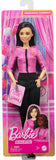 Barbie Careers Doll & Accessories, Future Leader with Black Hair Wearing Outfit with 2 Golden Bracelets & “B” Pin, Includes Future Leader Sticker for Kids