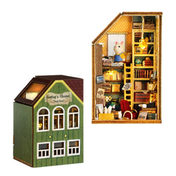 Flever Dollhouse Miniature DIY House Kit Creative Room with Furniture for Romantic Artwork Gift (Gary' s Collection Room)