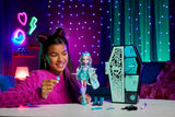 Monster High Skulltimate Secrets Fearidescent Series Doll & Accessories Set, Lagoona Blue with Dress-Up Locker & 19+ Surprises