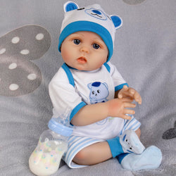 Aori Reborn Baby Dolls - Full Body Soft Vinly 18 inch Realistic Newborn Boy Doll