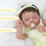 Realistic Reborn Baby Dolls - 20 Inch Sleeping Baby Soft Weighted Lifelike Newborn Baby Doll Girl Cloth Body Poseable Real Life Baby Dolls Birthday Gift for Kids Age 3+