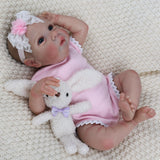 CHAREX Lifelike Reborn Baby Dolls - 20 Inch Realistic Newborn Dolls, Real Life Baby Girl with Weighted Cloth Body Gift Toy for Age 3+