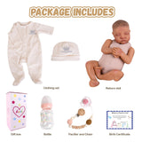 Aori Reborn Baby Dolls 18" Biracial Realistic Newborn Dolls Christmas Birthday Gift Set-Brave