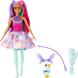 Barbie a Touch of Magic Doll & Accessories, The Glyph with Fantasy Outfit, Pet, Leash & Styling Accessories